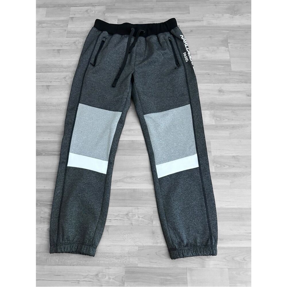 Karl Lagerfield Graphic Print Men's Jogger Running Pants Sweats Size M NWOT